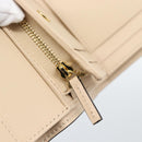 GUCCI GG Canvas Guccissima Wallet Leather Ivory Gold 772793 Auth 186162M-9