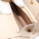 GUCCI GG Canvas Guccissima Wallet Leather Ivory Gold 772793 Auth 186162M-10
