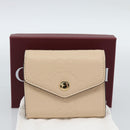 GUCCI GG Canvas Guccissima Wallet Leather Ivory Gold 772793 Auth 186162M-12