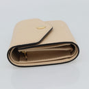 GUCCI GG Canvas Guccissima Wallet Leather Ivory Gold 772793 Auth 186162M-3