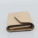 GUCCI GG Canvas Guccissima Wallet Leather Ivory Gold 772793 Auth 186162M-4