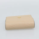 GUCCI GG Canvas Guccissima Wallet Leather Ivory Gold 772793 Auth 186162M-5