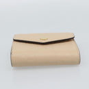 GUCCI GG Canvas Guccissima Wallet Leather Ivory Gold 772793 Auth 186162M-6