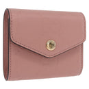 GUCCI GG Canvas Guccissima Wallet Leather Pink Gold 772793 Auth 186163M-1