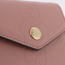 GUCCI GG Canvas Guccissima Wallet Leather Pink Gold 772793 Auth 186163M-17