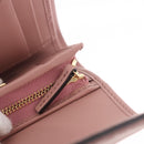 GUCCI GG Canvas Guccissima Wallet Leather Pink Gold 772793 Auth 186163M-22