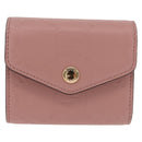 GUCCI GG Canvas Guccissima Wallet Leather Pink Gold 772793 Auth 186163M-13
