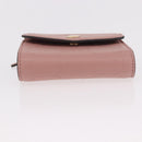GUCCI GG Canvas Guccissima Wallet Leather Pink Gold 772793 Auth 186163M-6