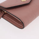 GUCCI GG Canvas Guccissima Wallet Leather Pink Gold 772793 Auth 186163M-7