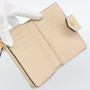 GUCCI GG Canvas Guccissima Portemonnee Leer Beige Goud 790131 Auth 186164M-9