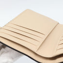 GUCCI GG Canvas Guccissima Portemonnee Leer Beige Goud 790131 Auth 186164M-20