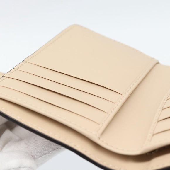 GUCCI GG Canvas Guccissima Portemonnee Leer Beige Goud 790131 Auth 186164M
