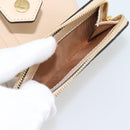 GUCCI GG Canvas Guccissima Portemonnee Leer Beige Goud 790131 Auth 186164M-10
