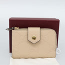 GUCCI GG Canvas Guccissima Portemonnee Leer Beige Goud 790131 Auth 186164M-12