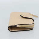 GUCCI GG Canvas Guccissima Portemonnee Leer Beige Goud 790131 Auth 186164M-4