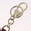 GUCCI Guccissima Butterfly GG Canvas Key Ring Leather Pink Auth 186166M-7