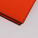 GUCCI GG Canvas Guccissima Wallet Leather Orange 771309 Auth 186167M-15