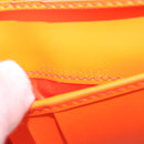 GUCCI GG Canvas Guccissima Wallet Leather Orange 771309 Auth 186167M-11