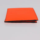 GUCCI GG Canvas Guccissima Wallet Leather Orange 771309 Auth 186167M-3
