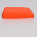 GUCCI GG Canvas Guccissima Wallet Leather Orange 771309 Auth 186167M-4