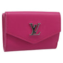 LOUIS VUITTON Portefeuille Rock Mini Wallet Leather Pink M81886 LV Auth 186174M-1