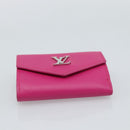LOUIS VUITTON Portefeuille Rock Mini Wallet Leather Pink M81886 LV Auth 186174M-6