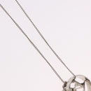 LOUIS VUITTON Ring Necklace metal Silver M62485 LV Auth 186175-4