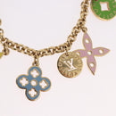 LOUIS VUITTON Porte Cles Chainne Pastille Sleutelhanger Goud M66005 LV Auth 186176M-9