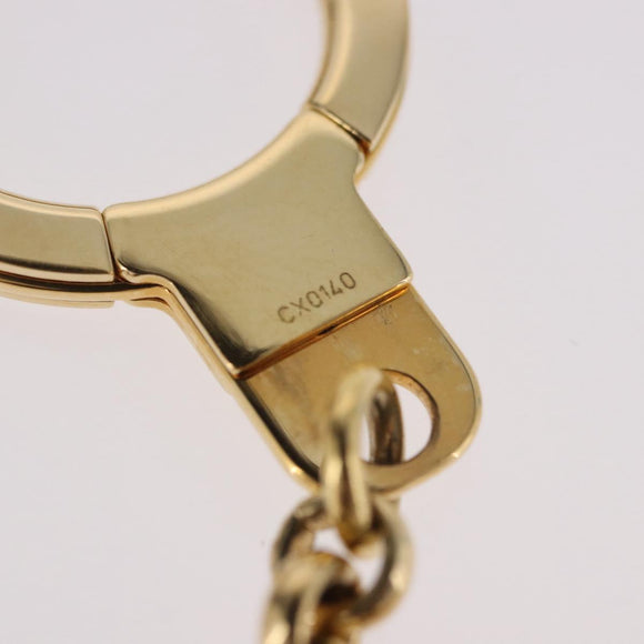 LOUIS VUITTON Porte Cles Chainne Pastille Sleutelhanger Goud M66005 LV Auth 186176M