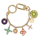 LOUIS VUITTON Porte Cles Chainne Pastille Sleutelhanger Goud M66005 LV Auth 186176M-1