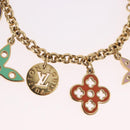 LOUIS VUITTON Porte Cles Chainne Pastille Sleutelhanger Goud M66005 LV Auth 186176M-3