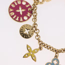 LOUIS VUITTON Porte Cles Chainne Pastille Sleutelhanger Goud M66005 LV Auth 186176M-8