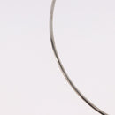 LOUIS VUITTON Corie Arafoli Choker metal Silver LV Auth 186177A-13