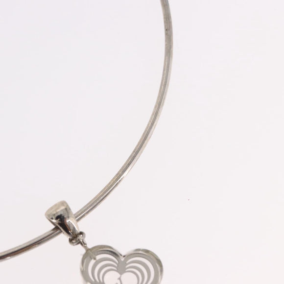 LOUIS VUITTON Corie Arafoli Choker metal Silver LV Auth 186177A