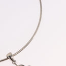 LOUIS VUITTON Corie Arafoli Choker metal Silver LV Auth 186177A-7