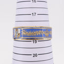 HERMES Cloisonne Emilel GM Bracelet metal Gold Tone Auth 186179M-9
