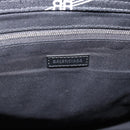 BALENCIAGA Trade Tote Bag Canvas Black Silver 621826 Auth 186183M-16