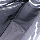 BALENCIAGA Trade Tote Bag Canvas Black Silver 621826 Auth 186183M-18