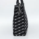 BALENCIAGA Trade Tote Bag Canvas Black Silver 621826 Auth 186183M-5