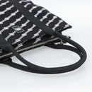 BALENCIAGA Trade Tote Bag Canvas Black Silver 621826 Auth 186183M-7