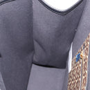 BURBERRY Tote Bag PVC Leather Brown Gold Auth 186186M-19