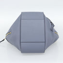 LOEWE Hammock Small Hand Bag Leather 2way Light Blue Gold Auth 186188SM-5