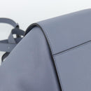LOEWE Hammock Small Hand Bag Leather 2way Light Blue Gold Auth 186188SM-18