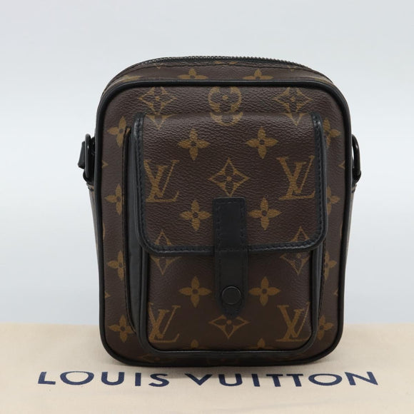 LOUIS VUITTON Macassar Christopher Wearable Wallet Bag M69404 LV Auth 186189V