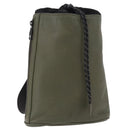 LOUIS VUITTON Monogram Shadow Chalk Sling Bag Green M44634 LV Auth 186190M-1