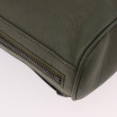 LOUIS VUITTON Monogram Shadow Chalk Sling Bag Green M44634 LV Auth 186190M-15