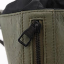 LOUIS VUITTON Monogram Shadow Chalk Sling Bag Green M44634 LV Auth 186190M-18