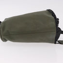LOUIS VUITTON Monogram Shadow Chalk Sling Bag Green M44634 LV Auth 186190M-3