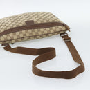 GUCCI GG Canvas Shoulder Bag Beige Silver 90477 Auth 186195A-7