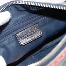 Christian Dior Trotter Canvas Flight Shoulder Bag Gray Silver Auth 186198V-16